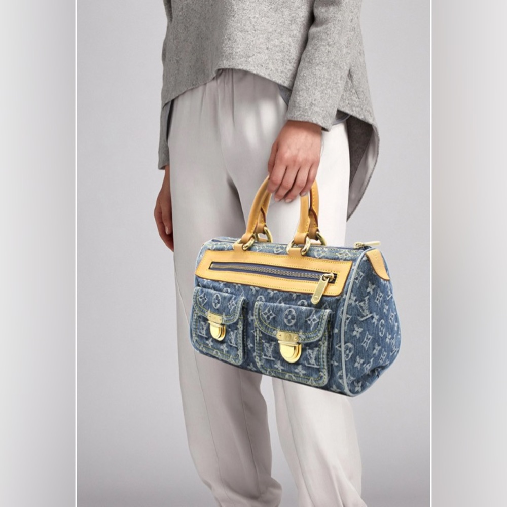 🛍 LOUIS VUITTON Monogram Denim Neo Speedy Blue🛍